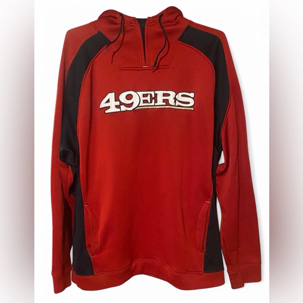 Red and Black 49ers Hoodie